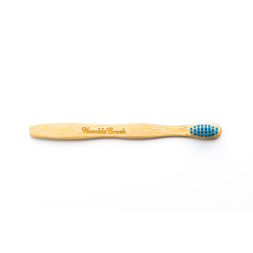 Humble Brush Doğal Yumuşak Çocuklar için Diş Fırçası - Mavi - 3