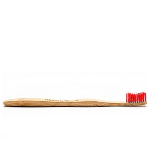 Humble Brush Doğal Yumuşak Yetişkin Diş Fırçası - Kırmızı - 2
