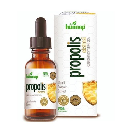Hünnap Propolis Ekstresi İçeren Sıvı Takviye Edici Gıda 30 ml - Hünnap