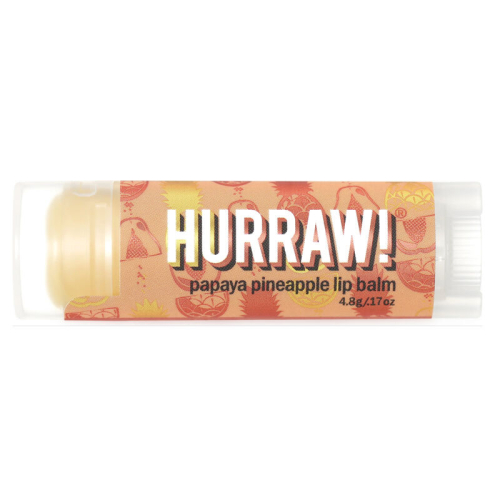 Hurraw Papaya Pineapple Lip Balm - Ananas 4.8 gr - Hurraw