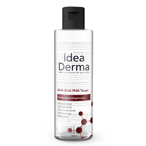 İdea Derma AHA BHA PHA Clarifying and Brightening Toner 200 ml - 1