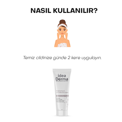 İdea Derma Aydınlatıcı ve Leke Karşıtı Bakım Kremi 50 ml - 5