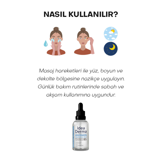 İdea Derma Hyaluronic Acid Provitamin B5 Hydration Serum 30 ml - 5