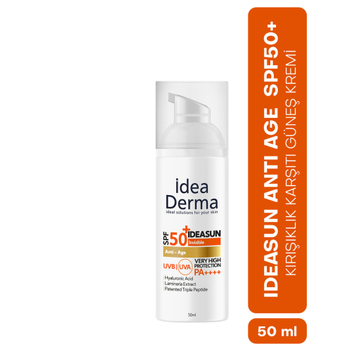 İdea Derma İdeasun Anti Age SPF50+ Yaşlanma Karşıtı Güneş Kremi 50 ml - 2