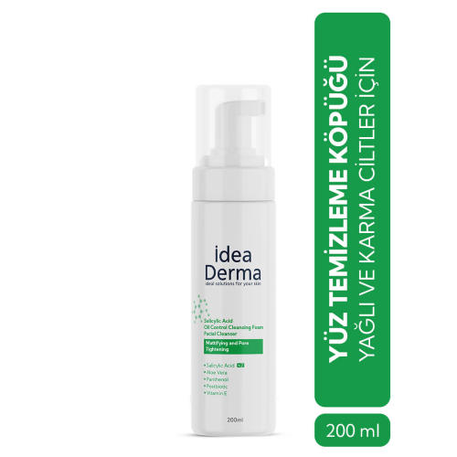 İdea Derma Salisilik Asit Yüz Yıkama Köpüğü 200 ml - 2