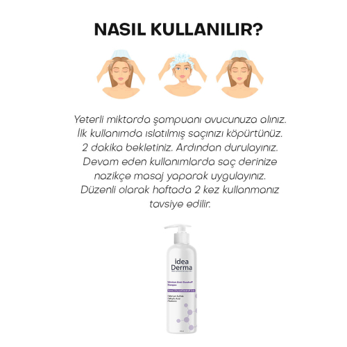 İdea Derma Selenyum Kepek Karşıtı Şampuan 350 ml - 4