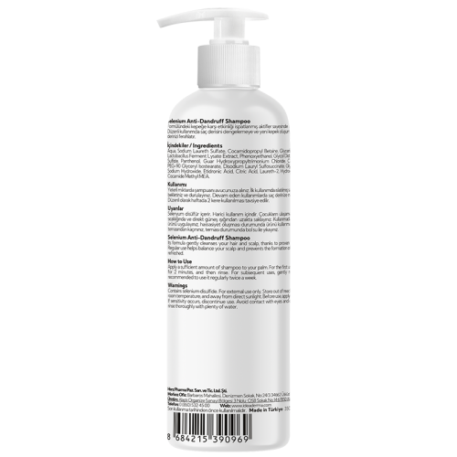 İdea Derma Selenyum Kepek Karşıtı Şampuan 350 ml - 2