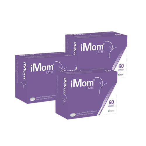 iMom Latte Omega 3 Takviye Edici Gıda 3x60 Kapsül - ITF İlaç