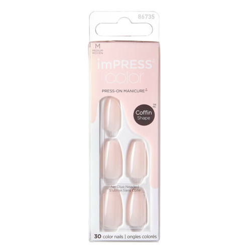 impress Color Medium Coffin Shape Nails Takma Tırnak 86735 - imPress