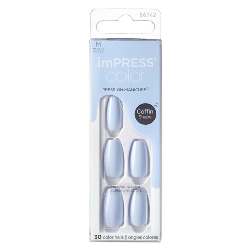 impress Color Medium Coffin Shape Nails Takma Tırnak 86742 - imPress
