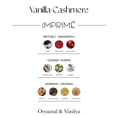 Imprime Vanilla Cashmere EDP Kadın Parfüm 48 ml - 4