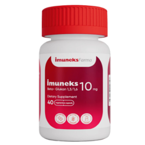 Imuneks Farma 10 mg Beta Glukan İçeren Takviye Edici Gıda 40 Kapsül - Imuneks