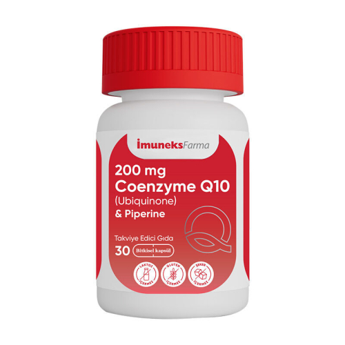 İmuneks Farma 200 mg Koenzim Q10 Takviye Edici Gıda 30 Kapsül - Imuneks