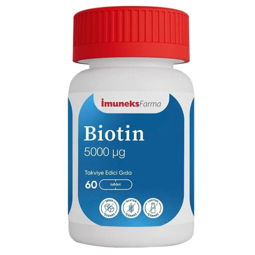 İmuneks Farma Biotin 5000µg 60 Adet - Imuneks
