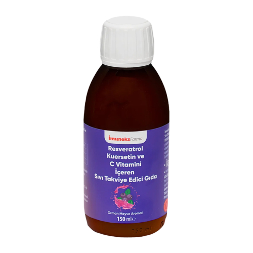 İmuneks Farma Resveratrol Kuersetin ve C Vitamini İçeren Sıvı Takviye Edici Gıda 150 ml - 2
