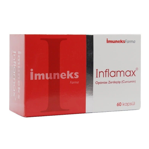 Imuneks Inflamax Optimize Zerdeçöp Takviye Edici Gıda 60 Kapsül - Imuneks