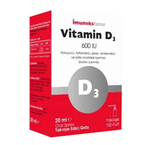 Imuneks Vitamin D3 600 IU 20 ml - Imuneks