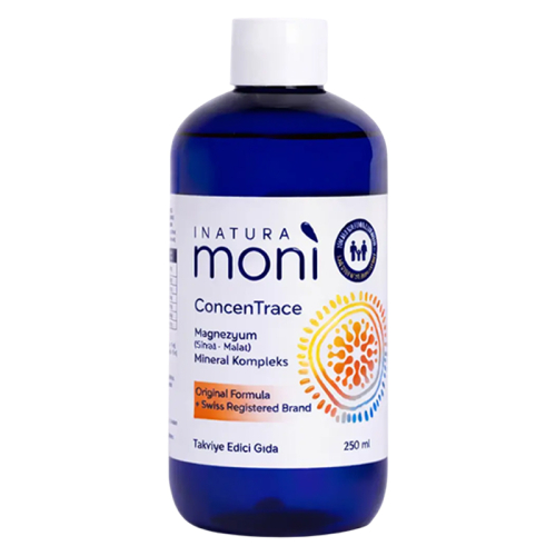 Inatura Moni Concentrace Magnezyum Sitrat-Malat Takviye Edici Gıda 250 ml - Moni Vitamins