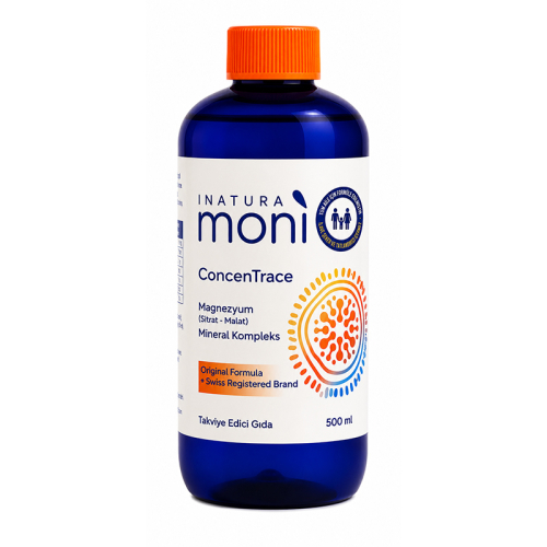 Inatura Moni Concentrace Magnezyum Sitrat-Malat Takviye Edici Gıda 500 ml - Moni Vitamins