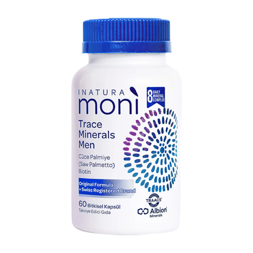 Inatura Moni Trace Minerals Men Takviye Edici Gıda 60 Kapsül - Moni Vitamins