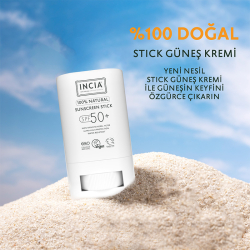 INCIA %100 Doğal Güneş Koruyucu Stick Spf 50 15 gr - 3