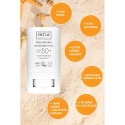 INCIA %100 Doğal Güneş Koruyucu Stick Spf 50 15 gr - 3