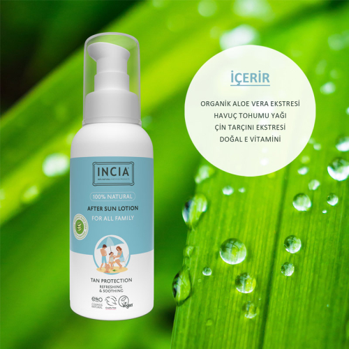 INCIA %100 Doğal Güneş Sonrası Bakım Losyonu 100 ml - 2