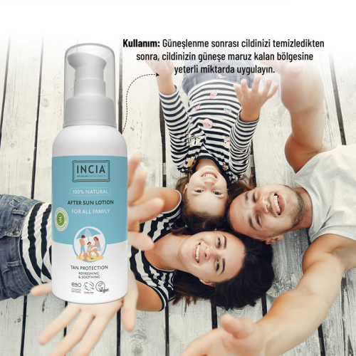 INCIA %100 Doğal Güneş Sonrası Bakım Losyonu 100 ml - 4
