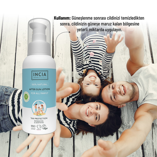 INCIA %100 Doğal Güneş Sonrası Bakım Losyonu 100 ml - 3
