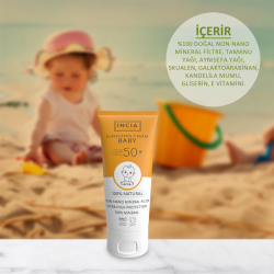 INCIA Bebekler İçin Doğal Güneş Kremi 50 SPF 50 ml - 2