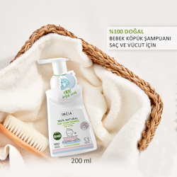 Incia Bebekler İçin Doğal Köpük Şampuanı Saç ve Vücut İçin 200 ml - 3