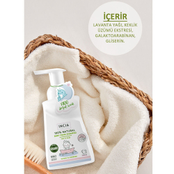 Incia Bebekler İçin Doğal Köpük Şampuanı Saç ve Vücut İçin 200 ml - 4