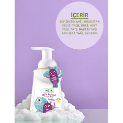 INCIA Çocuklar İçin Zeytinyağlı Doğal Köpük Sabun 200 ml - 3