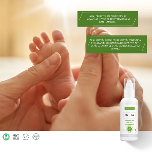 INCIA Doğal Bebek Yağı 110 ml - 11