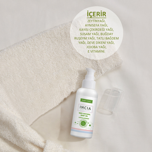 INCIA Doğal Bebek Yağı 110 ml - 4