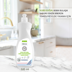 INCIA Doğal Bebek Bulaşık Sabunu 500 ml - 3