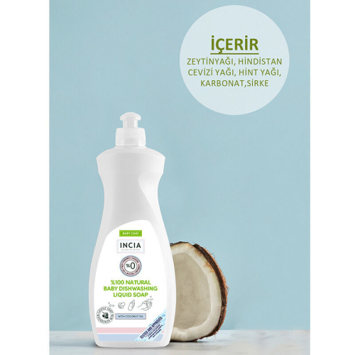 INCIA Doğal Bebek Bulaşık Sabunu 500 ml - 5