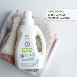 INCIA Doğal Bebek Çamaşır Makinesi Sabunu 750 ml - 4
