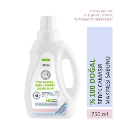 INCIA Doğal Bebek Çamaşır Makinesi Sabunu 750 ml - 2