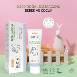 Incia Doğal Diş Macunu Bebek ve Çocuk Karışık Meyve Aromalı Florürsüz 50 ml - 3