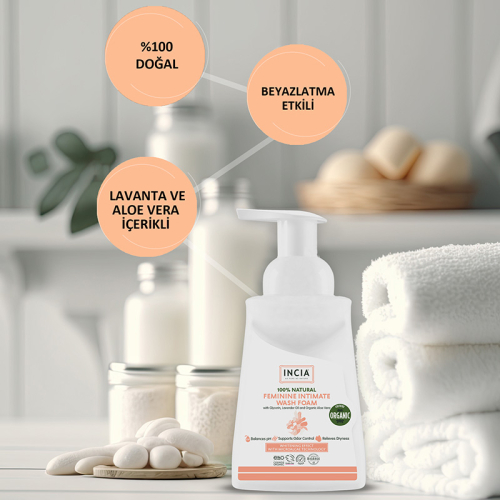 Incia Doğal İntim Yıkama Köpüğü 200 ml - 5