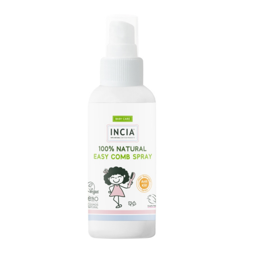 Incia Doğal Kolay Tarama Spreyi Çocuklar İçin Nemlendirici Parlaklaklaştırıcı Anti-Klit 100ml - INCIA