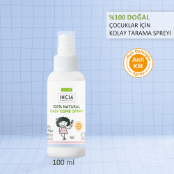 Incia Doğal Kolay Tarama Spreyi Çocuklar İçin Nemlendirici Parlaklaklaştırıcı Anti-Klit 100ml - 3