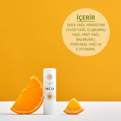 INCIA Doğal Portakallı Dudak Besleyici 6gr - 4