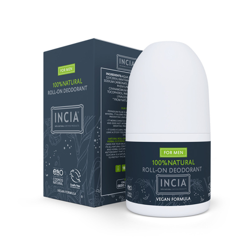 INCIA Doğal Roll-On Deodorant (Erkekler İçin) 50 ml - INCIA