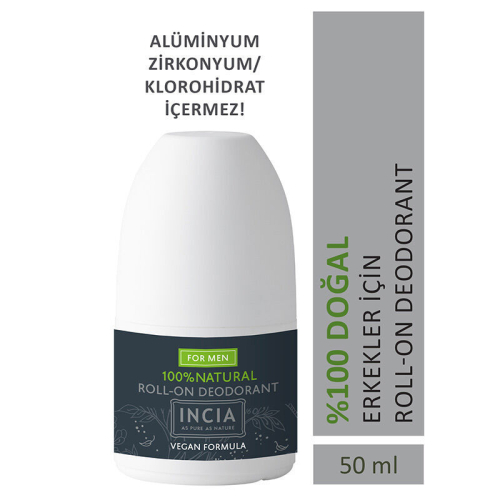 INCIA Doğal Roll-On Deodorant (Erkekler İçin) 50 ml - 3