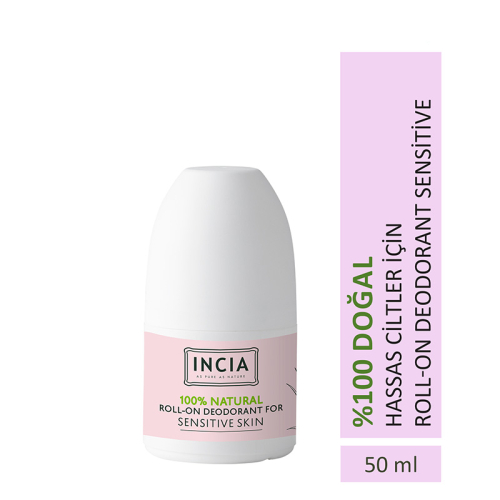 INCIA Hassas Ciltler İçin Doğal Roll-On Deodorant 50 ml - 2
