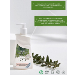 INCIA Hassas Ciltler İçin Zeytinyağlı Doğal Sıvı Sabun 250 ml - 2