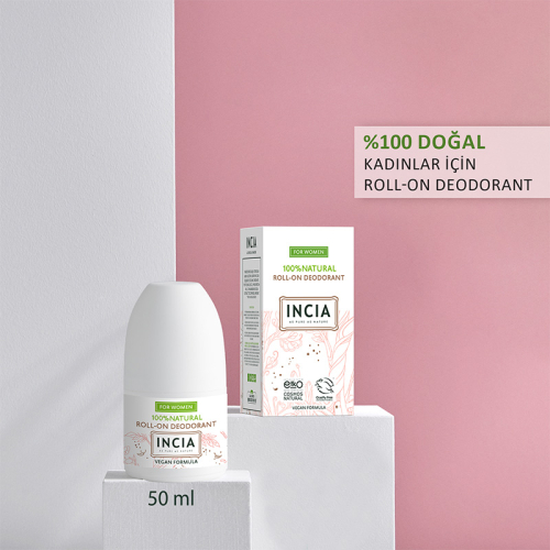 INCIA Doğal Roll-On Deodorant (Kadınlar İçin) 50 ml - 3