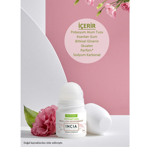 INCIA Doğal Roll-On Deodorant (Kadınlar İçin) 50 ml - 7